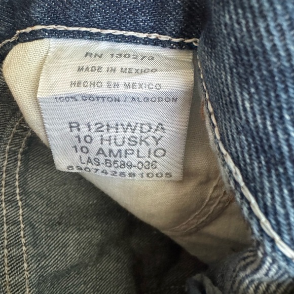 NWT Rustler Boys Relaxed Fit Husky Jeans Size 10 Blue Denim 100% Cotton Durable - Picture 9 of 10